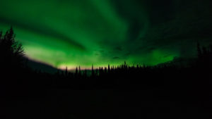 The Aurora Borealis over Fairbanks